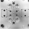  1*4 Cavity PA66 Pin-point Gate 2344 HRC48-52 Steel SPI-B2 Texture Plastic Worm Mold 