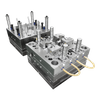 1+1 Cavity PA66+30GF Pin-point Gate 1.2344 HRC48-52 Steel VDI27-30 Surface Finish Industrial Moulds Superior Plastic Container Cap Injection Molding