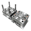 1*1 Overmold Cavity PC And TPU Shore A 65 Large Sprue 1.2344 HRC48-50 Mould Steel Texture VDI30 Industrial Plastic Components Injection Mould