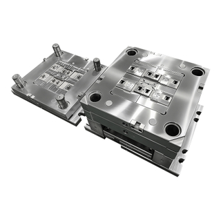 1*4 Mold Cavity ABS Material Large Sprue Submarine Gate 1.2083ESR HRC50-52 Polish Mold Steel Switch Panel Custom Molding 