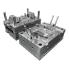 ABS Black 1+1 Cavity Mold Side Gate Side 2083H HRC30-36 Steel Cavity And Core Usual Fine Finishing Plastic Component Molding