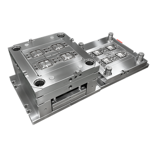 1*4 PC Material Submarine Gate Mold 1.2083ESR HRC50-52 Steel Finished Core Mold Dual Retainer Plate Cover Moulding