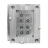 1*8 Cavity S136 HRC48-52 Steel Injection Plastic Mold S136 HRC48-52 Steel Polished Mold Finish PC Plastic Connector Mould