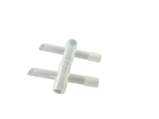 ISO13485 Secure Leak-Proof Connection Mould 1*8 Transparent PP Medical T Valve Connector Mold
