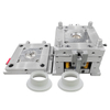 1*1 Cavity PC Material Large Horn Gate HRC37-43 Mold Steel Embossed Logo VDI27 Finish Rimless Reflector Mould