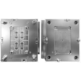 1*8 Cavity POM Side Gate with Large Sprue 2344 HRC48-52 SPI-B2 Mold Texture Custom Plastic Shaft Mold