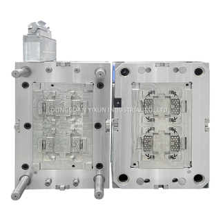 1*4 POM Hot Runner 4 Points Gate S7 HRC54-56 Mold Steel VDI24 Mold Finish ISO9001 Plastic Industrial Part Mold 