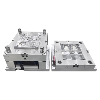 2+1+1 Mold Cavity FDA Grade ABS Side Gate Submarine Runner 738H HRC35-40 Steel SPI B2 Texture Plastic Panel Mold 