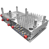PP 1*48 Mold Cavity Medical Consumables Side Gate with Large Sprue S136 HRC48-50 Forming Steel Cavity And Core Polishing 3 Ml Syringe Medical Molding
