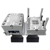  1*1 Cavity PA66 High-Strength Pin-point Gate 1.2344 HRC48-52 Steel Cavity Fine Texture Felt Scrubber Pad Injection Tooling