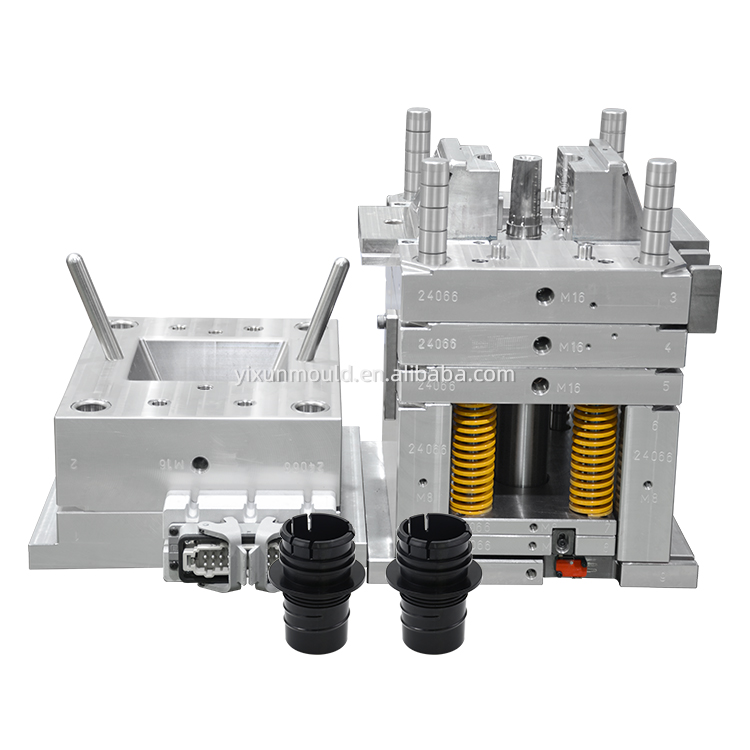1*1 Cavity ABS Material Threaded Connector Direct Mold Maker