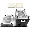 Household Plastic Segment Lid 2 Cavity ABS VDI18 Embossed Pattern Mold Surface Practical Using Injection Mold