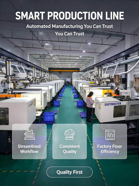 Automated Molding Production Line High-efficiency Plastic Injection Manufacturing