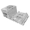 1*4 Cavity PC Housing Outlet Panel Switch Plate Large Sprue Horn Gate Mold 1.2083ESR HRC48-52 Steel Core Stoning Finish Mold