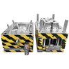 1*2 Cavity PP Material Hot Runner Polished Surface Plastic Bottom Plastic Components Parts Tooling