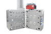 1*4 Cavity POM Material Hot Runner 2344 HRC48-52 Mold Steel SPI-B2 Finish Cavity And Core Double Worm Custom Mold
